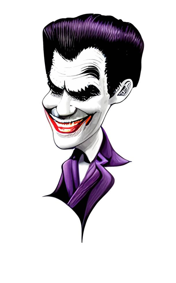 joker komisch portret halloween collectie vol1 vector