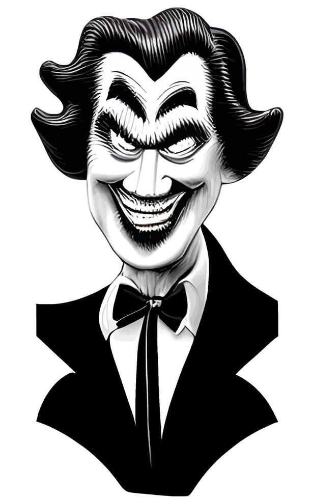 joker komisch portret halloween collectie vol1 vector