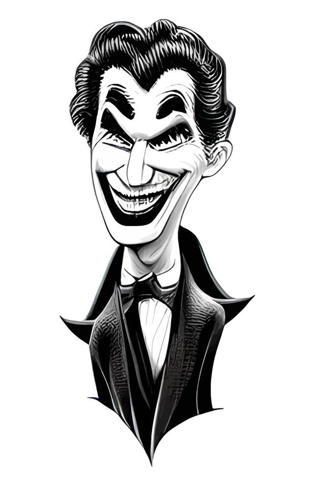 joker komisch portret halloween collectie vol1 vector