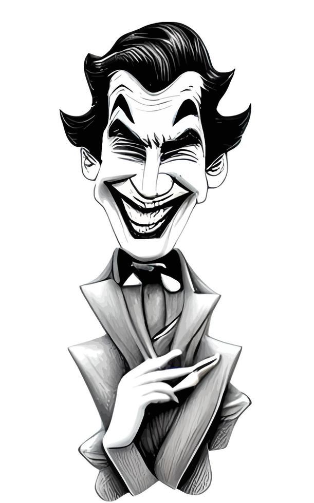 joker komisch portret halloween collectie vol1 vector