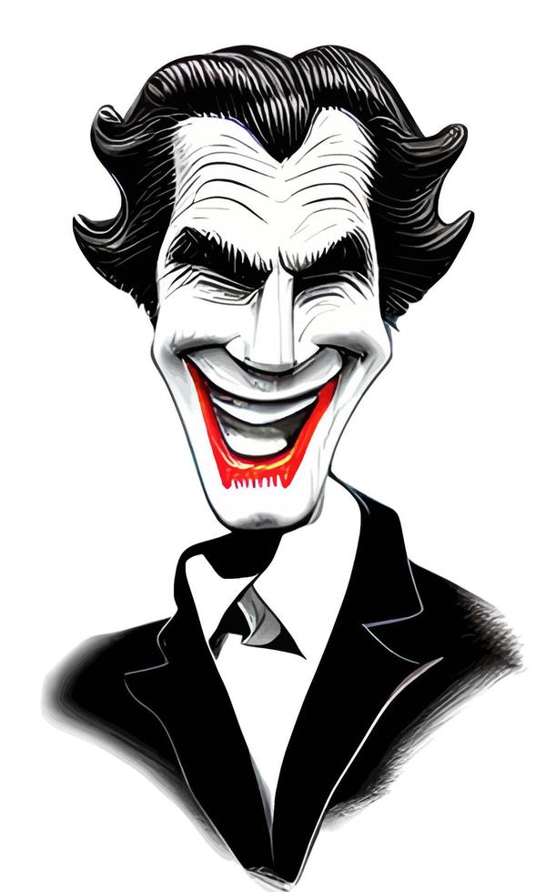 joker komisch portret halloween collectie vol1 vector