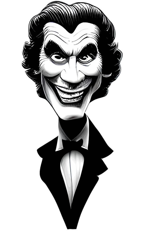 joker komisch portret halloween collectie vol1 vector