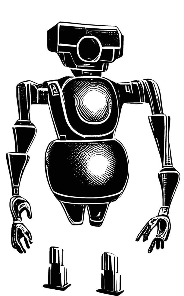 robot concept kunst activa sci-fri collectie vol. 1 vector