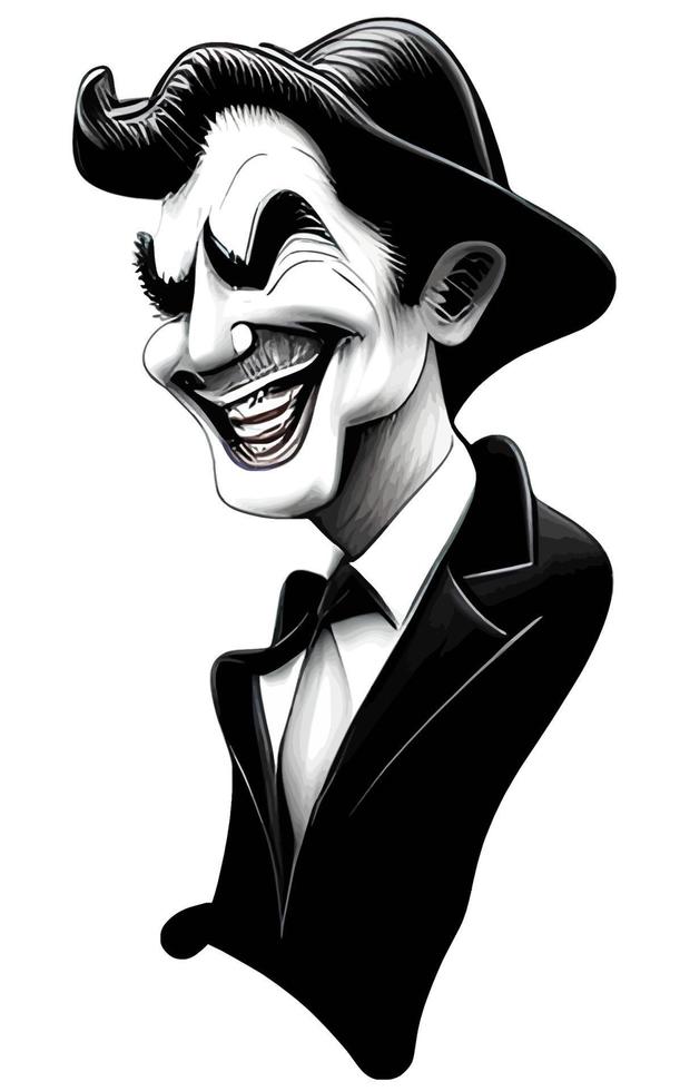 joker komisch portret halloween collectie vol1 vector