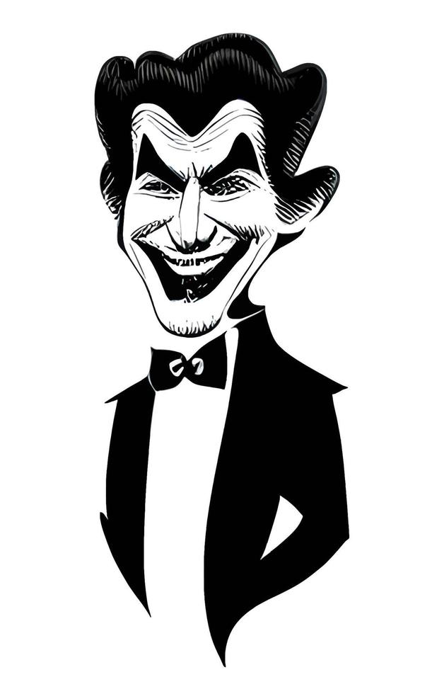 joker komisch portret halloween collectie vol1 vector