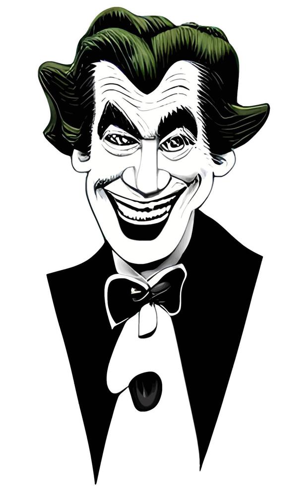 joker komisch portret halloween collectie vol1 vector