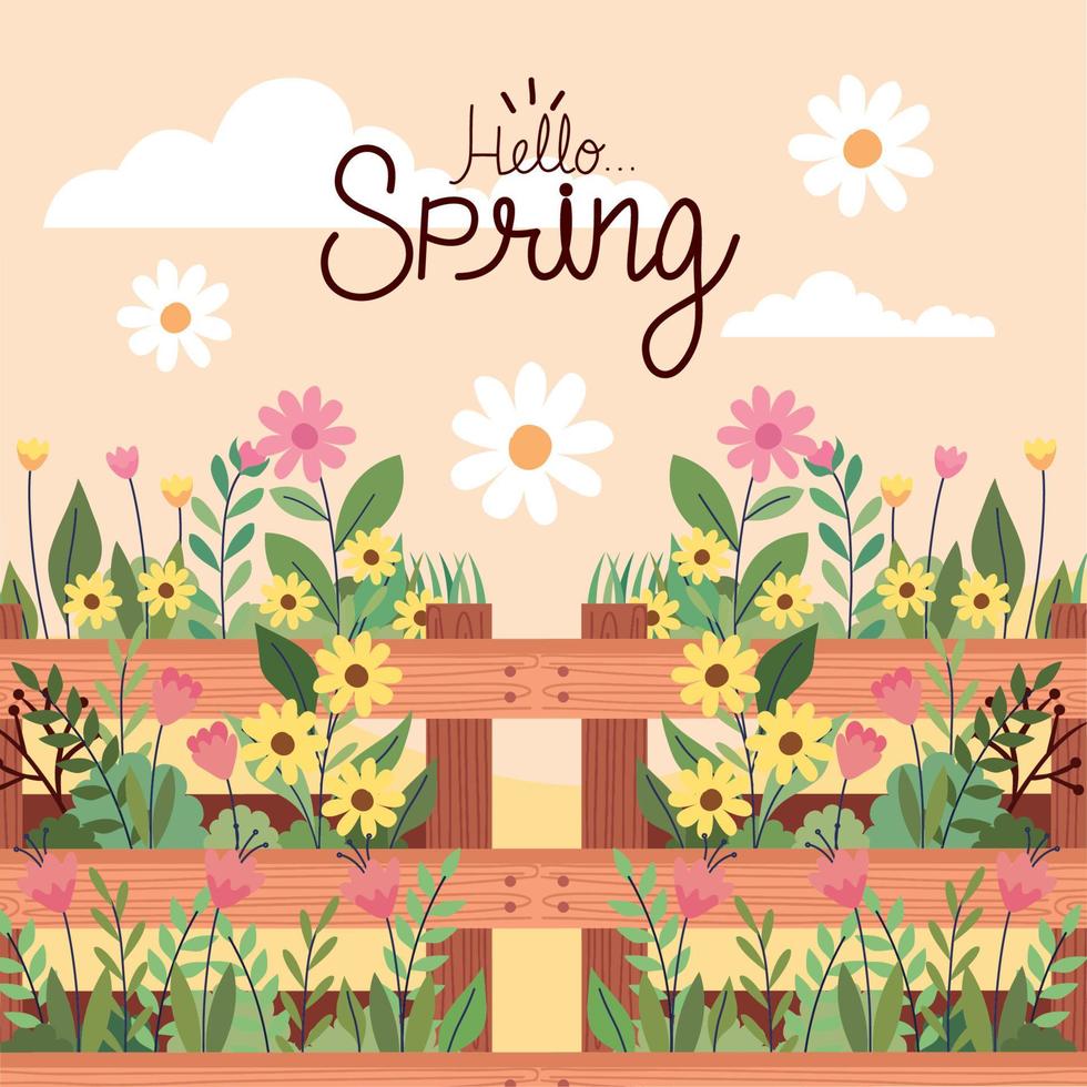 hallo lente belettering poster vector