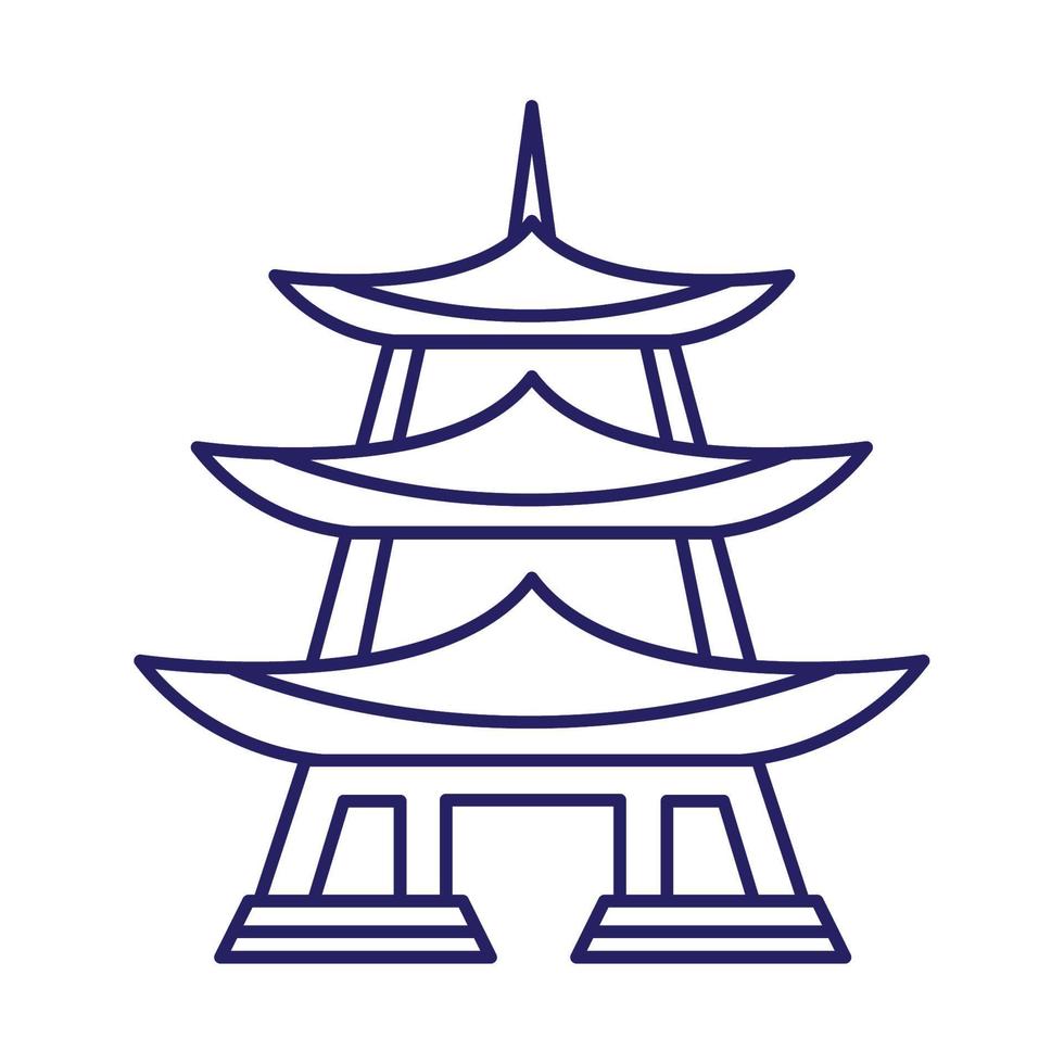chureito pagode japans monument vector