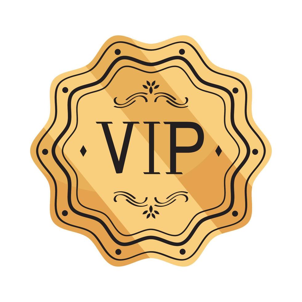 vip gouden kant vector