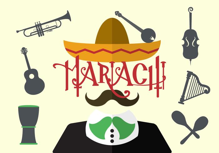 Vectorillustratie van Mariachi vector