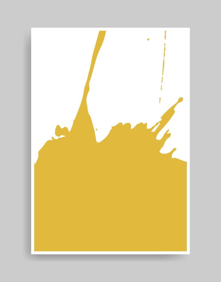 gele achtergrond. abstracte illustratie minimalistische stijl voor poster, boekomslag, flyer, brochure, logo. vector