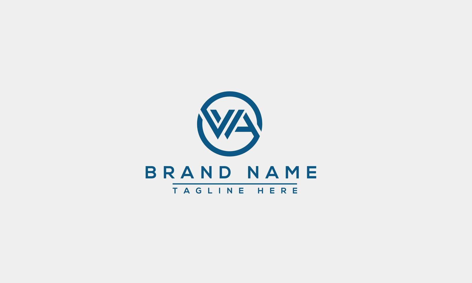 logo ontwerp brief wa. elegant modern. vectorsjabloon. vector