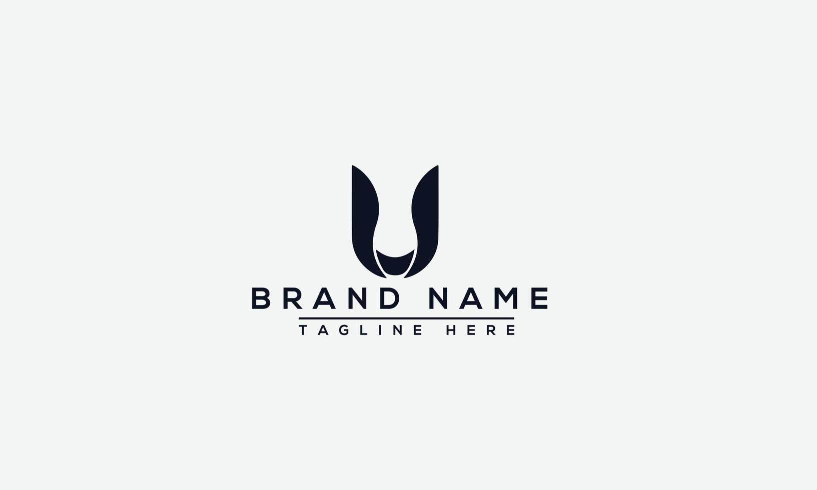 logo ontwerp letter u. elegant modern. vectorsjabloon. vector