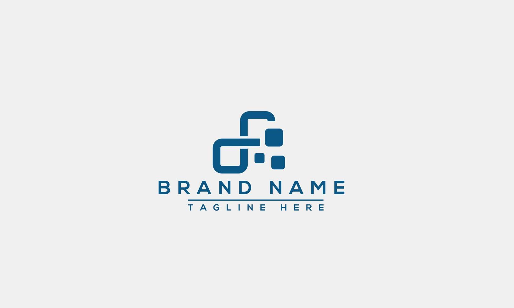 logo ontwerp brief sf. elegant modern. vectorsjabloon. vector