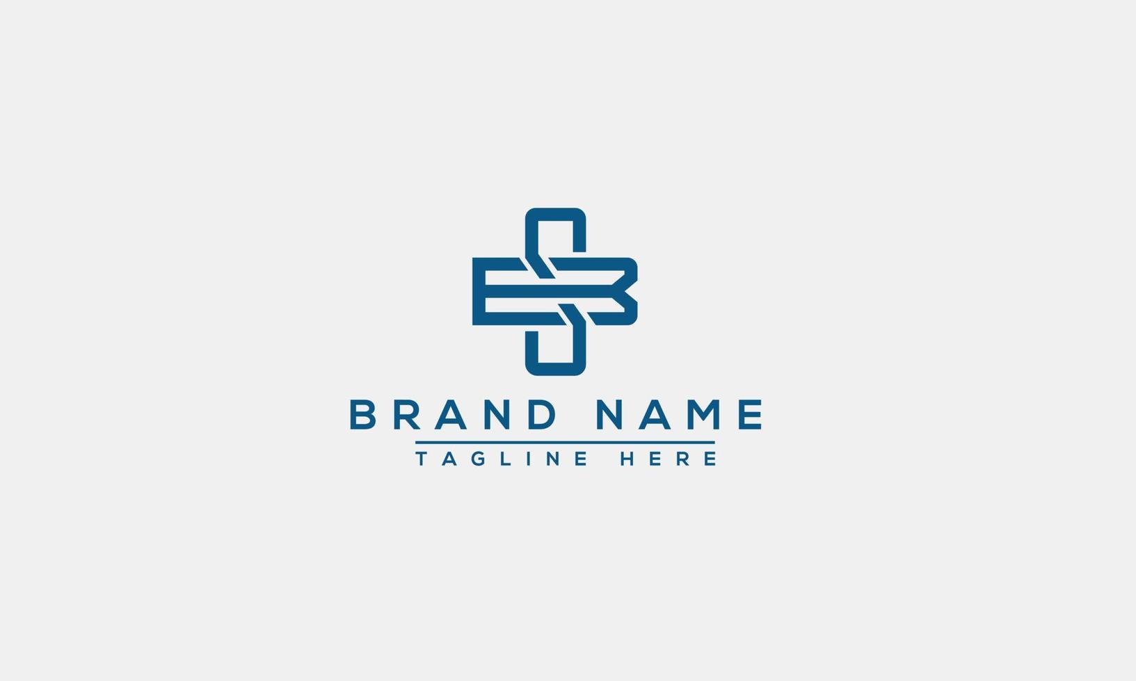 logo ontwerp letter bs. elegant modern. vectorsjabloon. vector