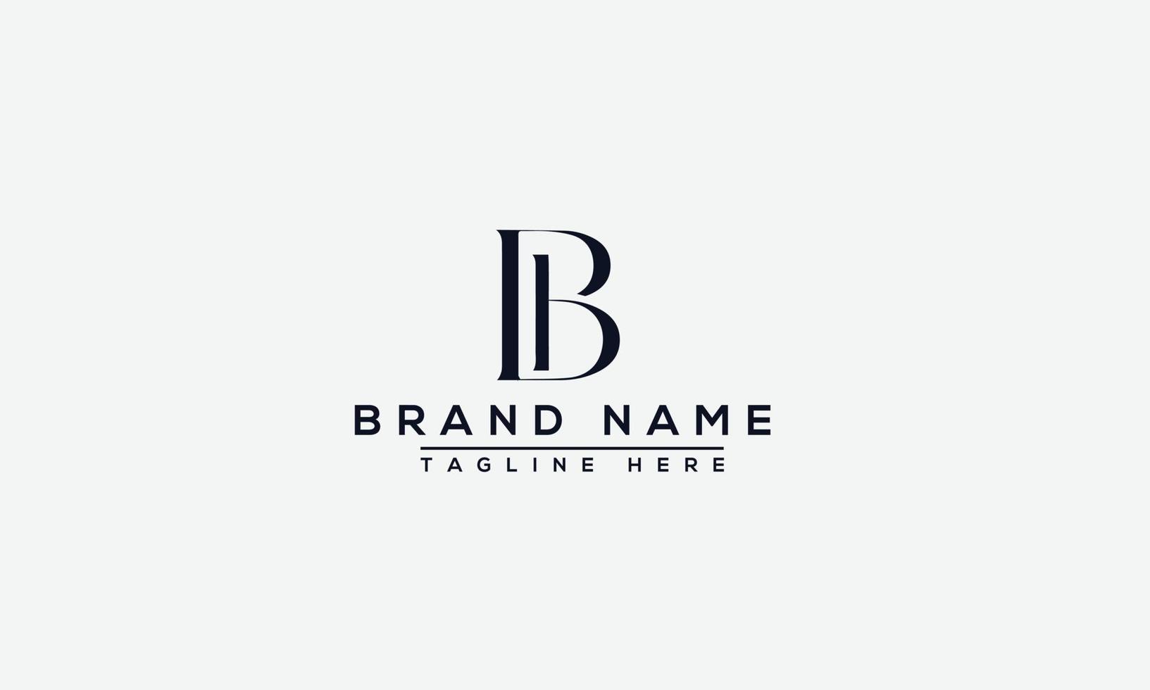 logo ontwerp brief bb. elegant modern. vectorsjabloon. vector