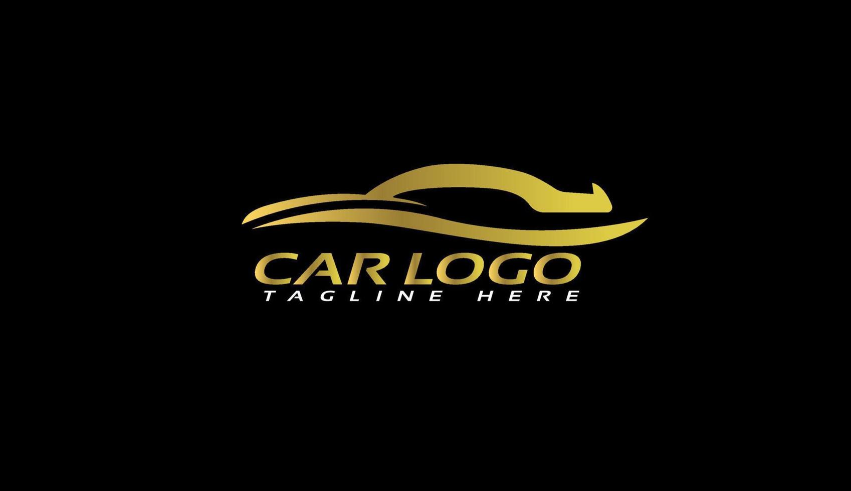 auto vector logo grafisch abstract moderne gouden auto logo vector