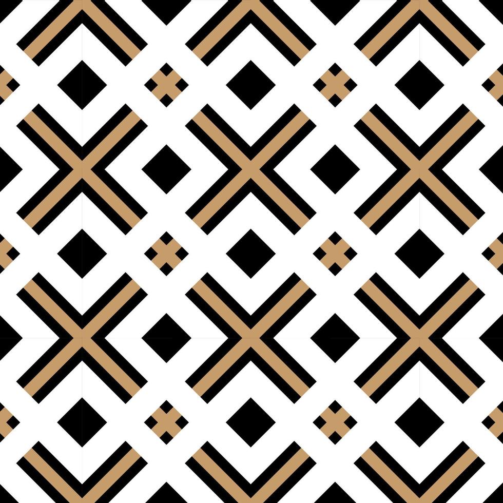 geruite naadloze patroon met ruit. vector stof afdruksjabloon. gingangornament in Schotse stijl. geometrische gestreepte tapijtachtergrond. geruite zwart, wit en beige achtergrond.