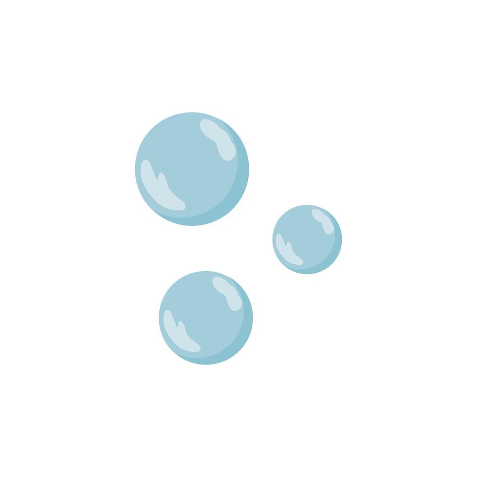 water zeepbel zeep vector pictogram illustraties plat ontwerp