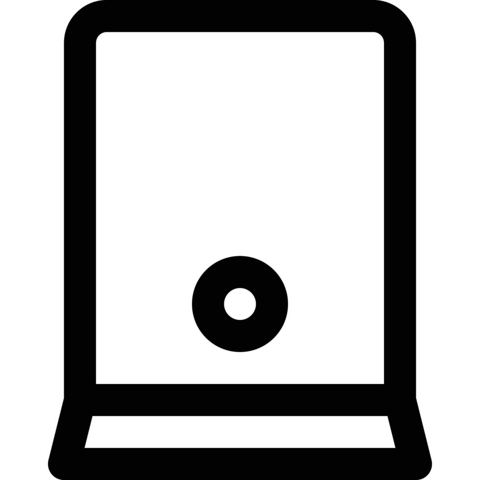 computer en hardware thema cpu icoon vector