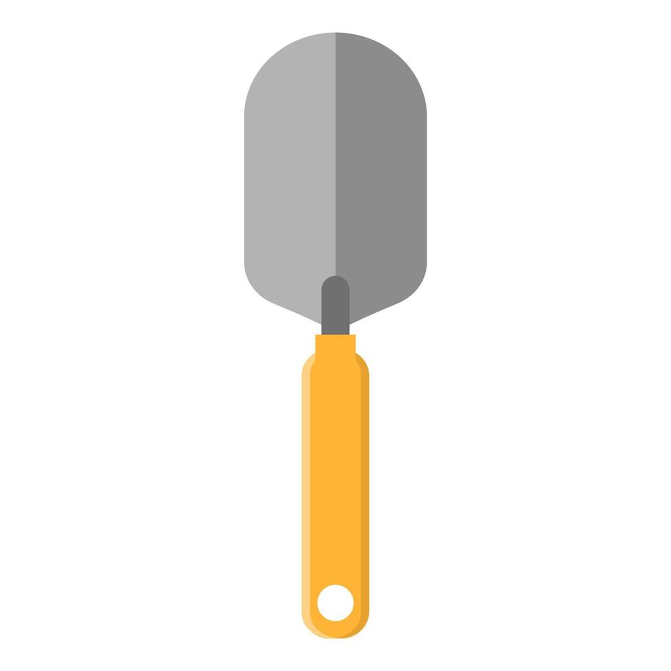 tuin troffel spade of schop pictogram geïsoleerd op een witte achtergrond. tuingereedschap. vectorillustratie in cartoon-stijl voor uw ontwerp vector