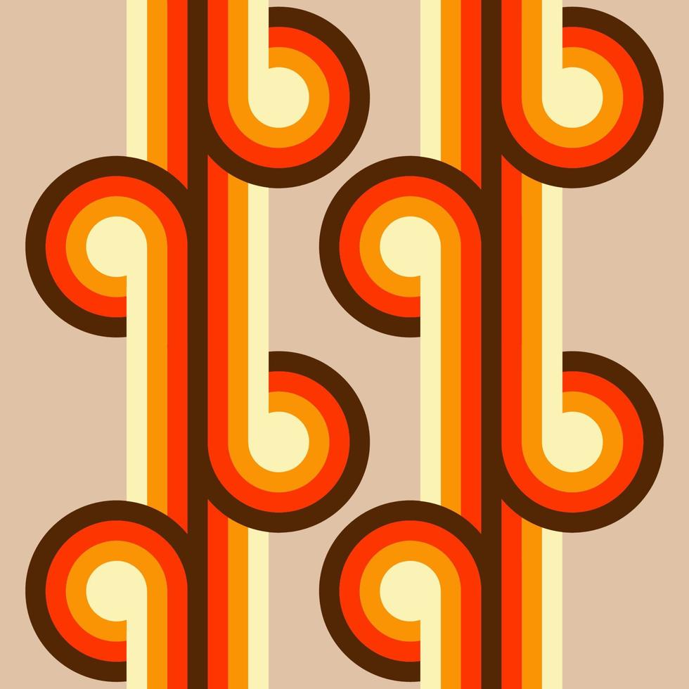 retro stijl patroon achtergrond vector