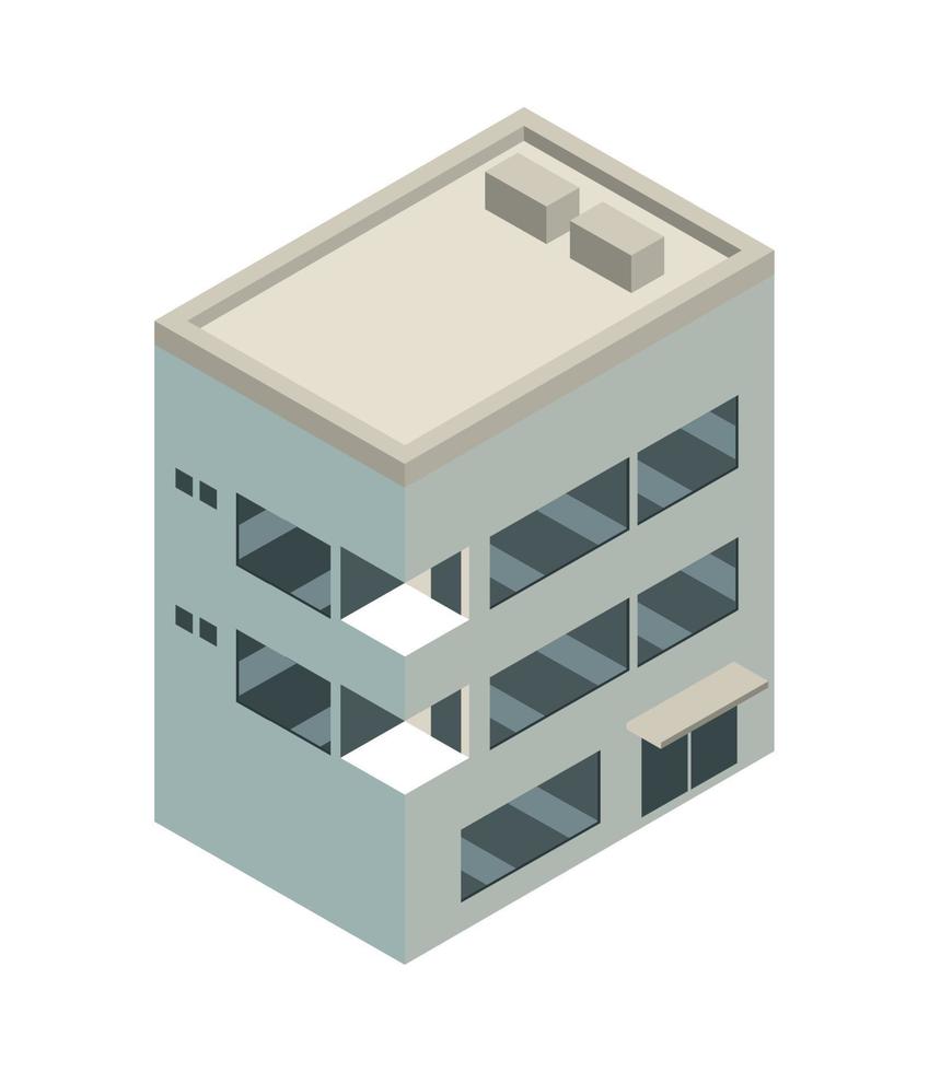 het stadsgebouw vector