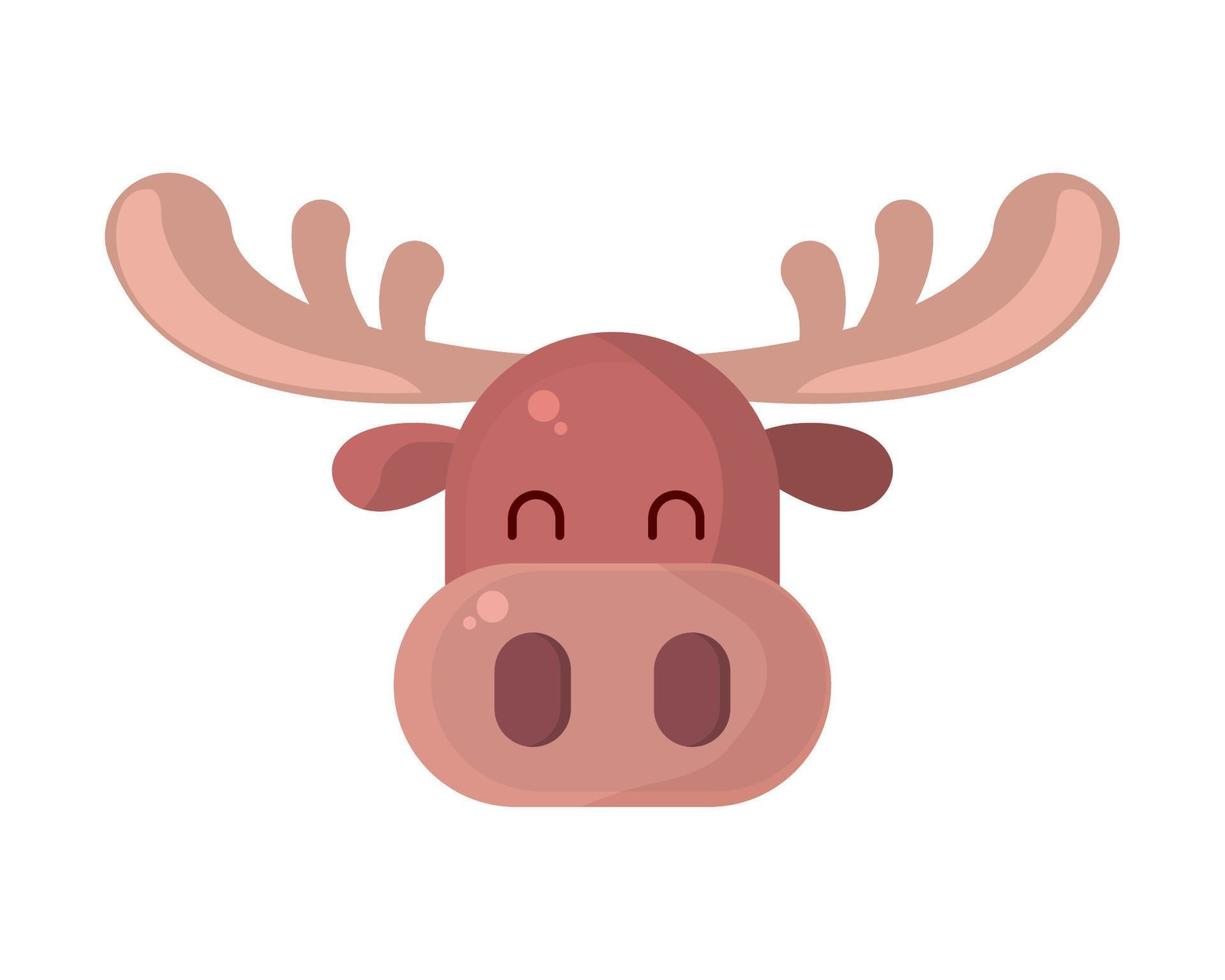 eland gezicht cartoon vector