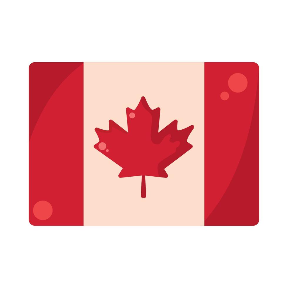 vlag van canada vector