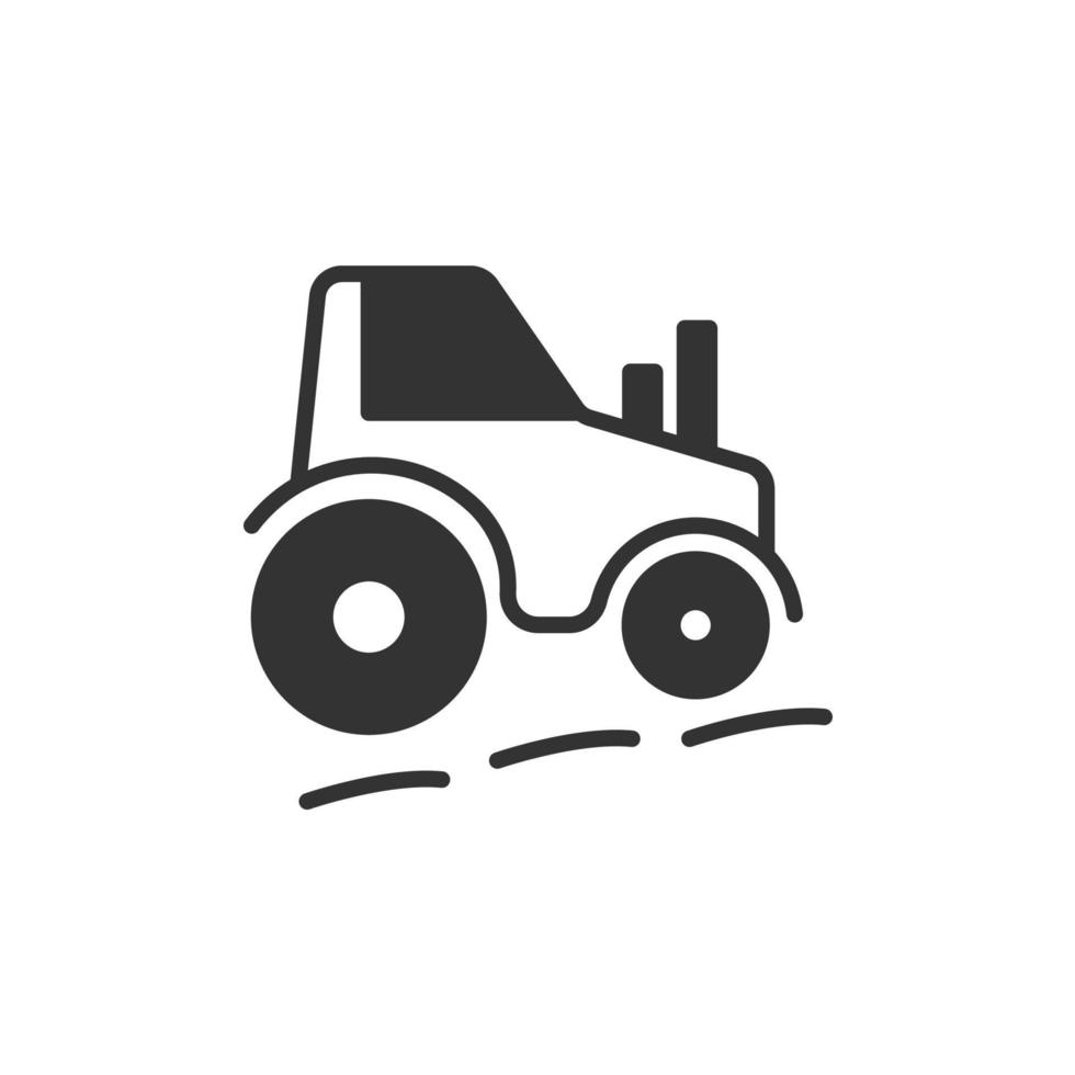 tractor pictogrammen symbool vector-elementen voor infographic web vector