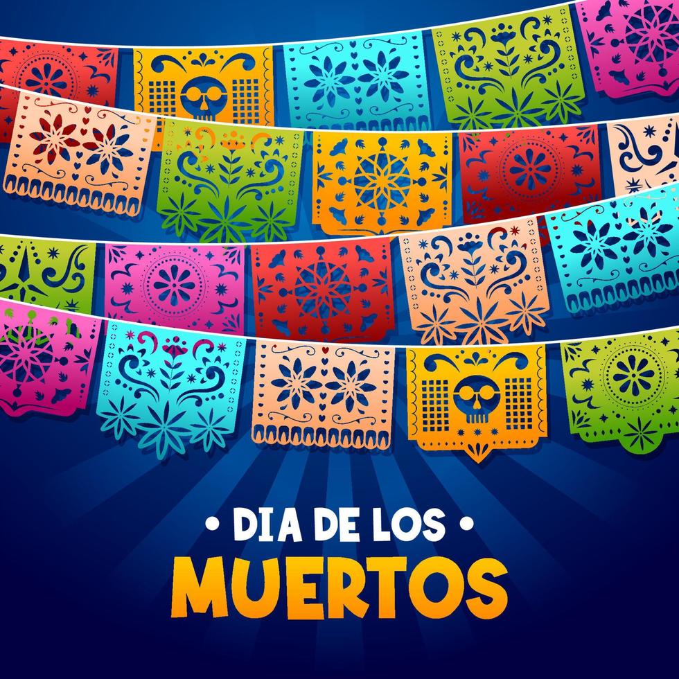 papel picado-concept vector