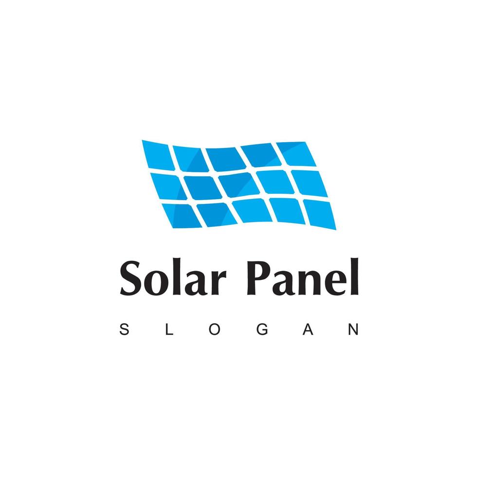 zonnecel logo groene energie concept vector