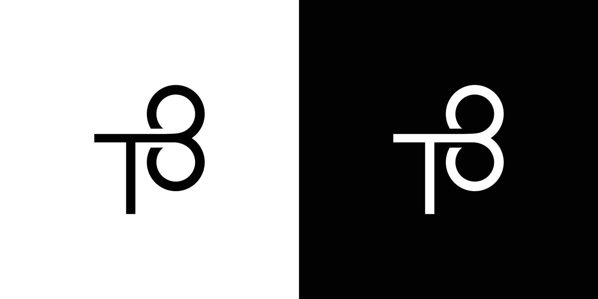 modern en uniek letter t8 initialen logo ontwerp vector