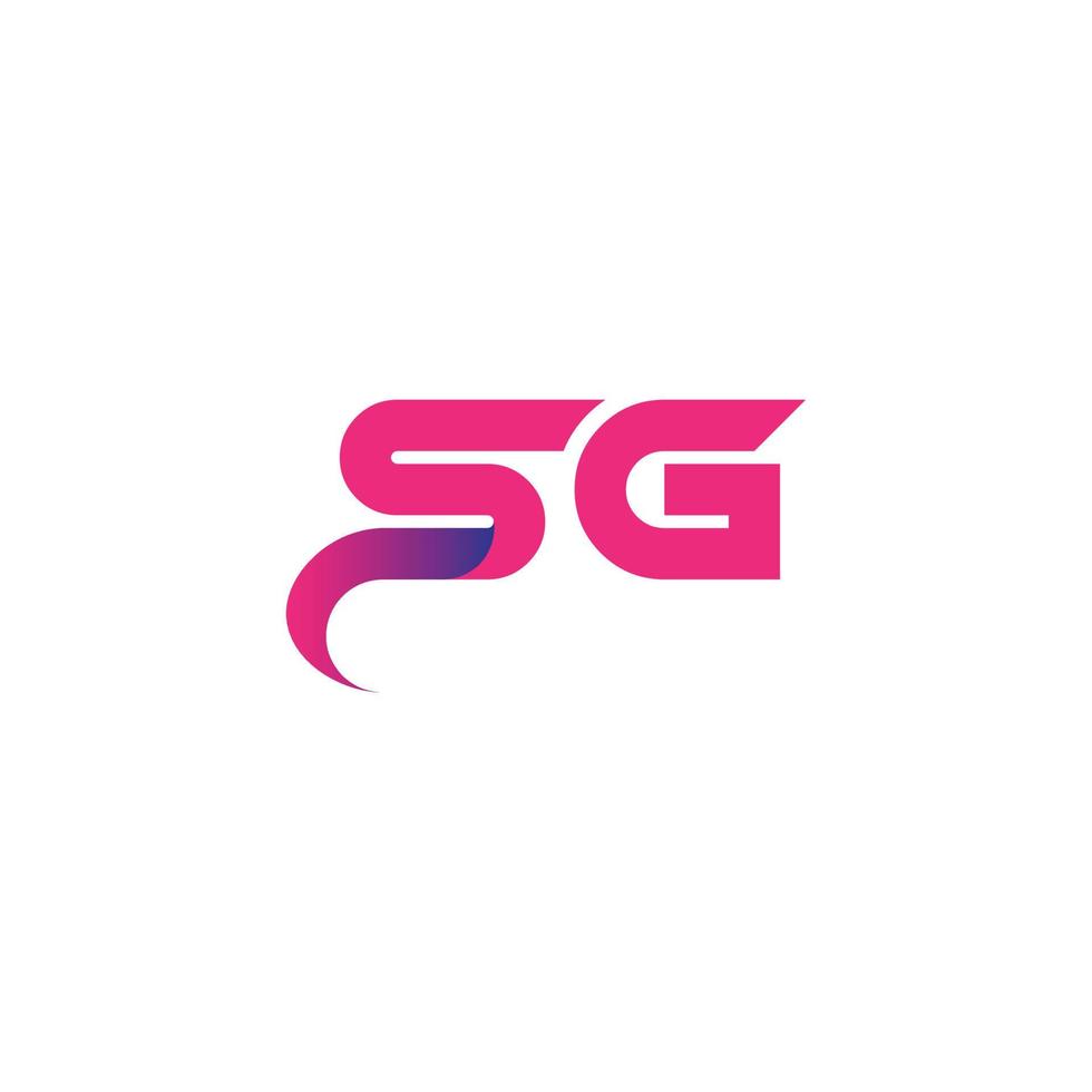 sg logo ontwerp gratis vector bestand