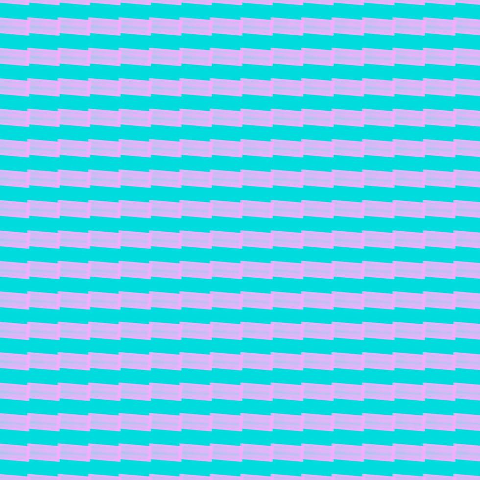 naadloze vector patroon geometrische rechthoek streep roze blauwe kleuren.