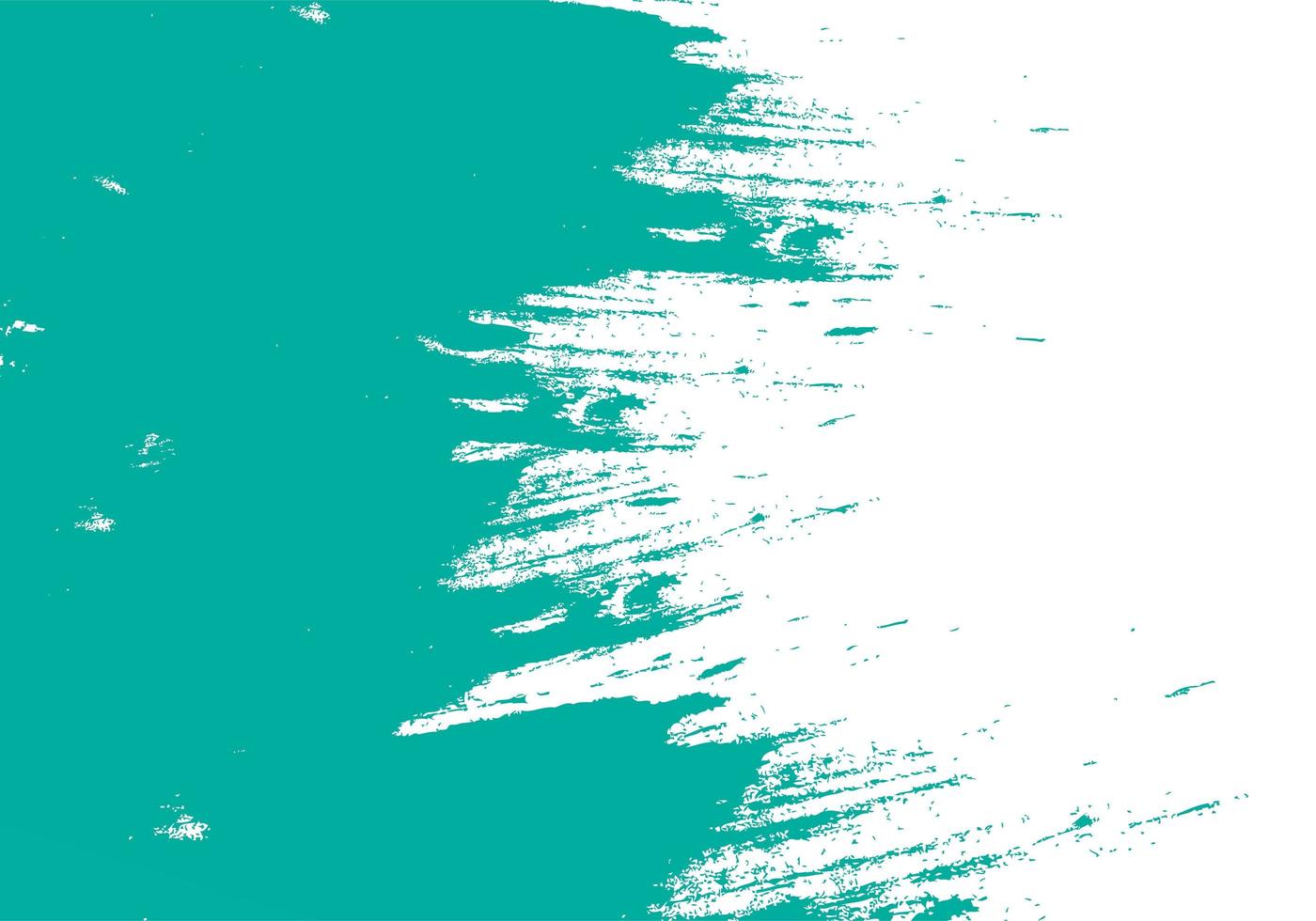 teal groene penseelstreek textuur vector