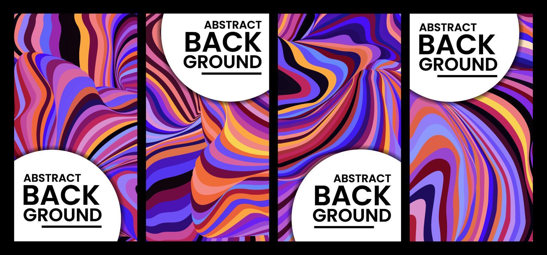 abstracte groovy achtergrond. golvende vloeibare golfachtergronden vector