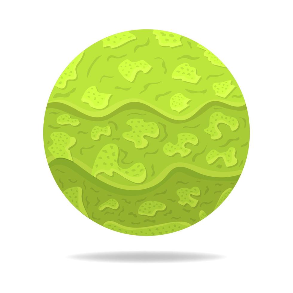 vector magische bol met schaduw. groene abstracte bal. papier effect. vectorillustratie voor uw ontwerp, web.