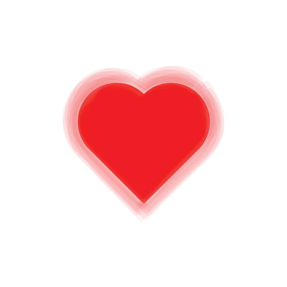 liefde, hart, pictogramknop. vectorontwerp geschikt voor website, apps enz. vector