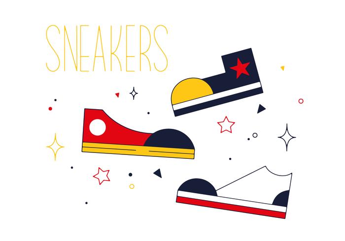 Gratis Sneakers Vector