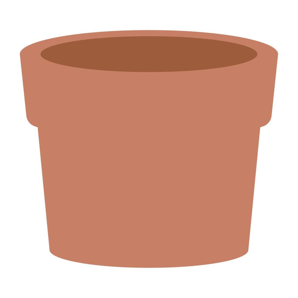 oranje keramische pot vector