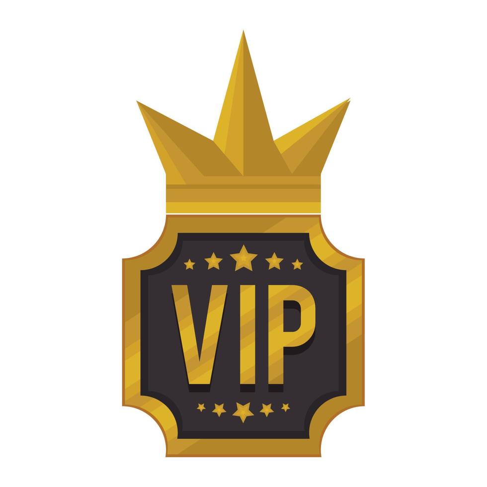 vip frame gouden kroon vector