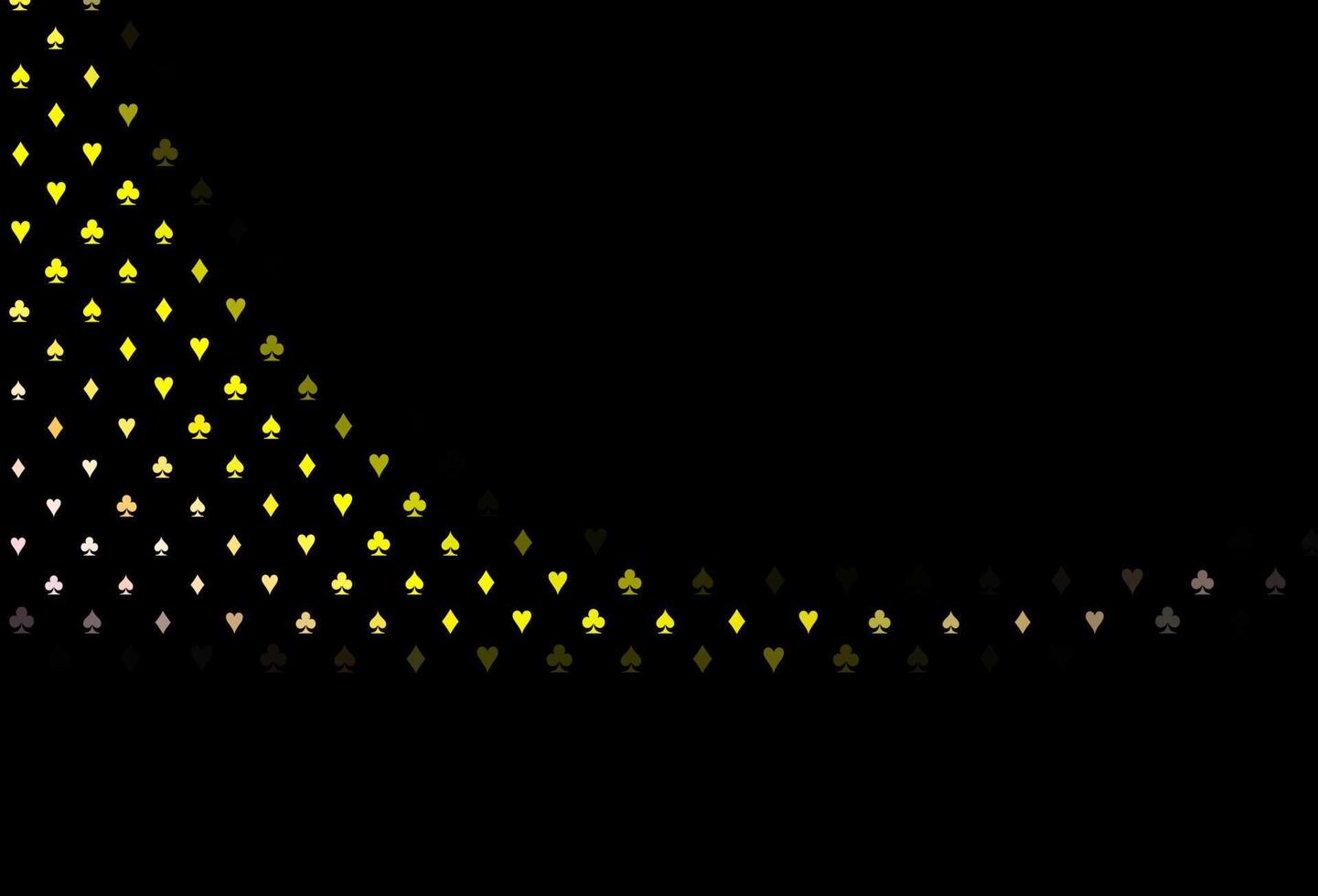 donkerrode, gele vectorlay-out met elementen van kaarten. vector