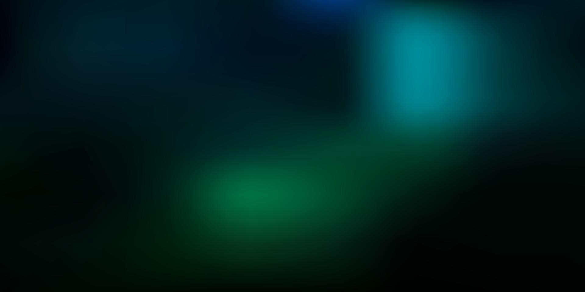 donkerblauwe, groene vector wazig textuur.