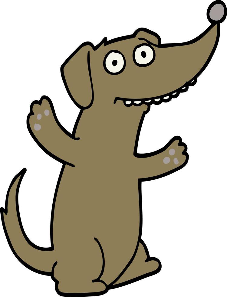 cartoon hond vector