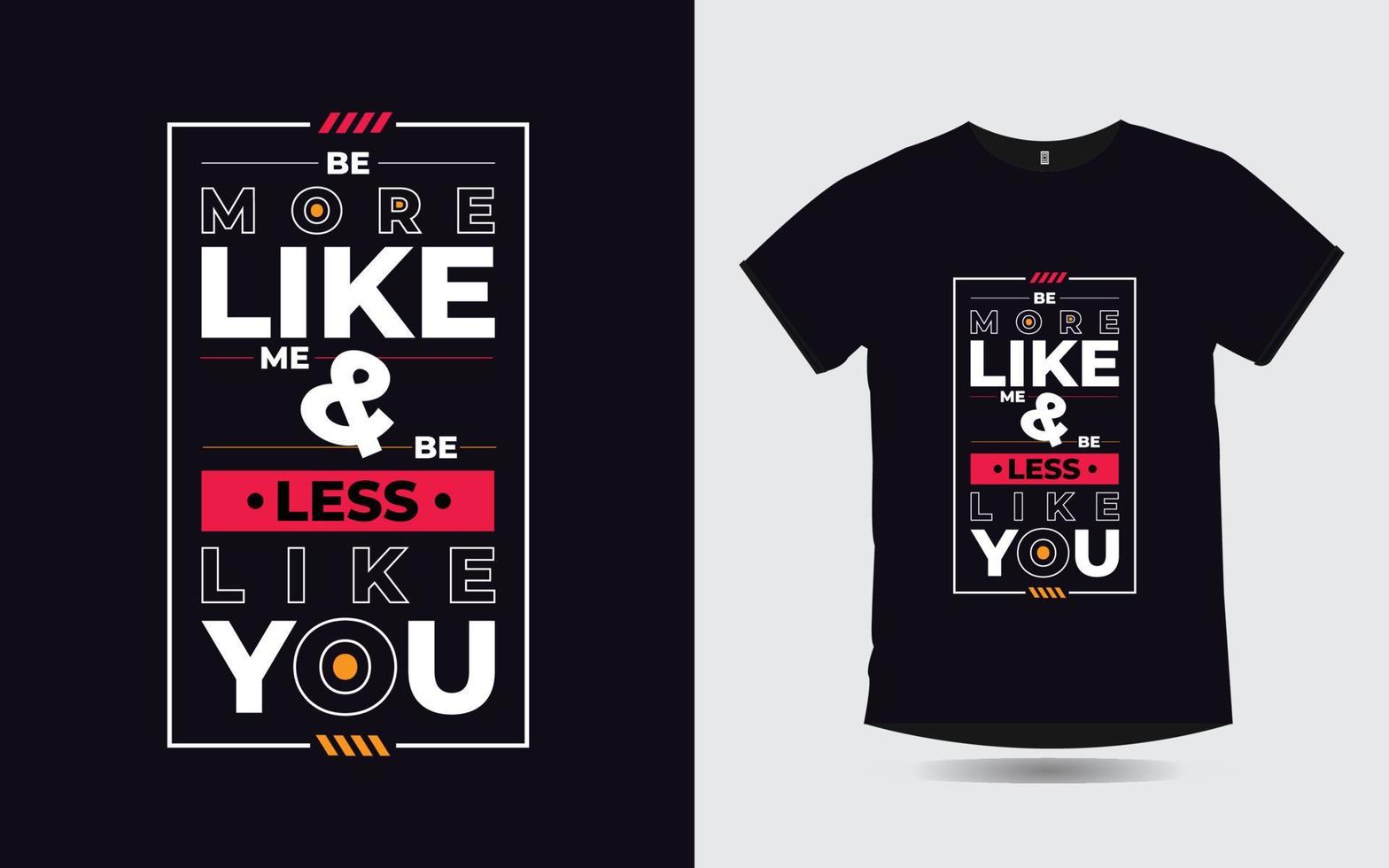 motiverende citaten creatieve typografie modern t-shirtontwerp vector