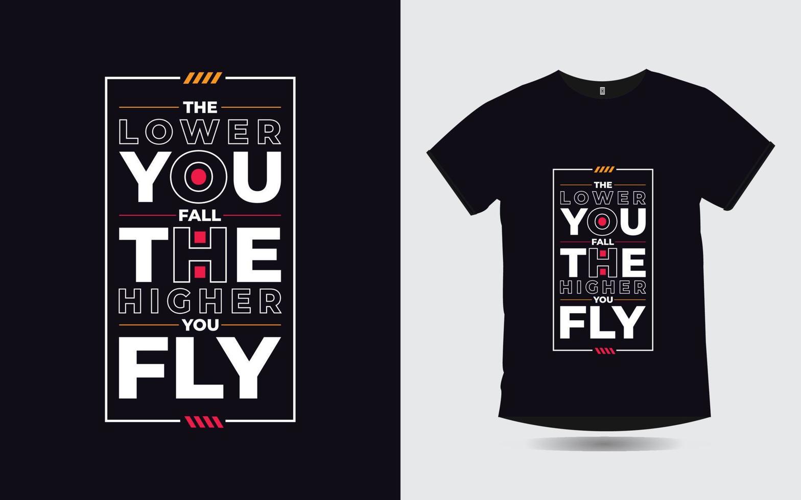 motiverende citaten creatieve typografie modern t-shirtontwerp vector