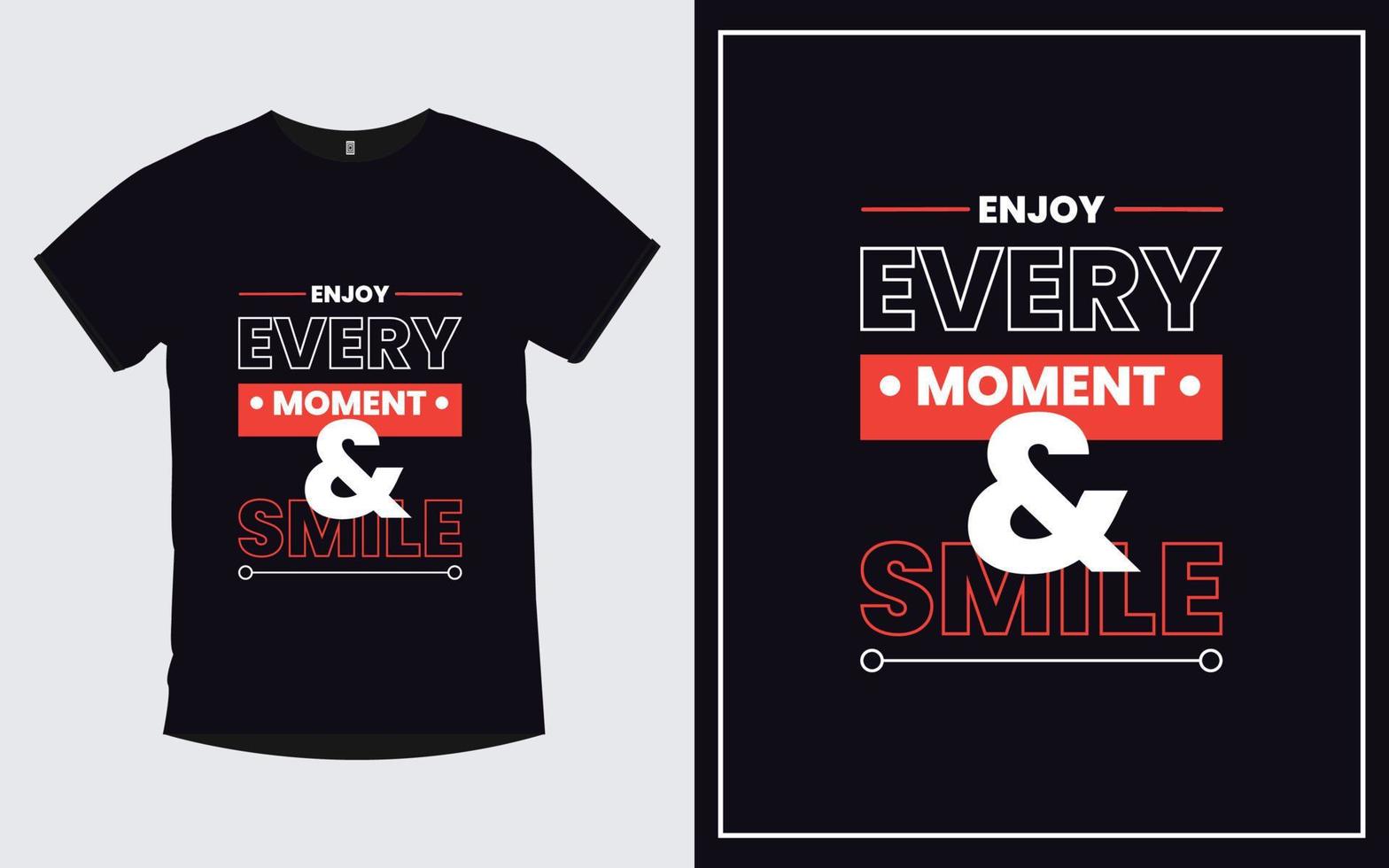 inspirerende citaten typografie modern trendy t-shirtontwerp vector