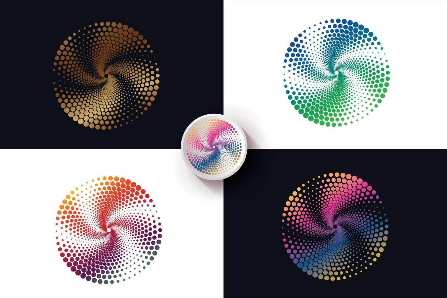 abstract logo-ontwerp, vector logo sjabloon, abstract, mandala