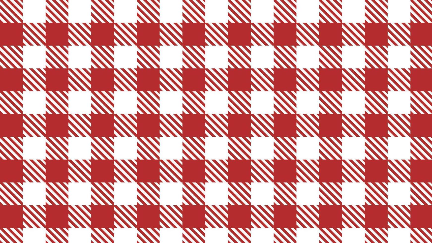 esthetische rode kleine tartan, pastel, plaid, dammen, geruit patroon behang illustratie, perfect voor banner, behang, achtergrond, briefkaart, achtergrond voor uw ontwerp vector